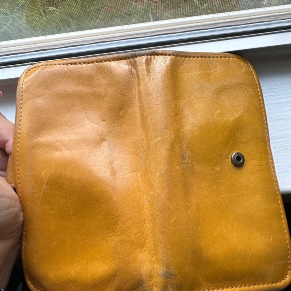 HOBO Yellow Leather Wallet - Picture 5 of 7
